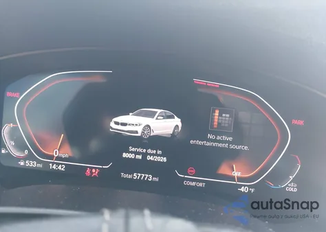 2020 BMW 540I from USA, damaged, VIN WBAJS1C00LCE06038